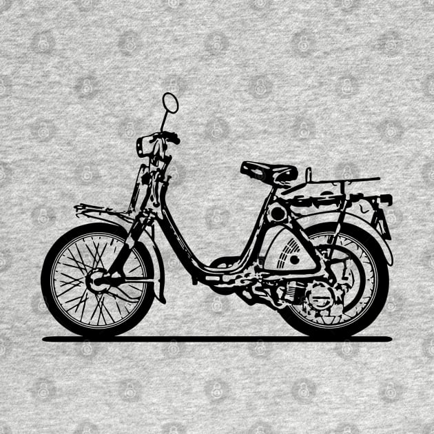 P50 Motorcycle Sketch Art by DemangDesign